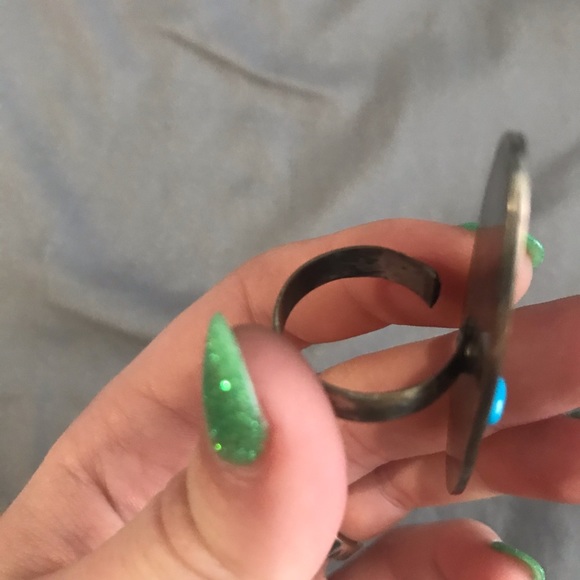 Vintage Adjustable Silver Ring - Picture 5 of 5